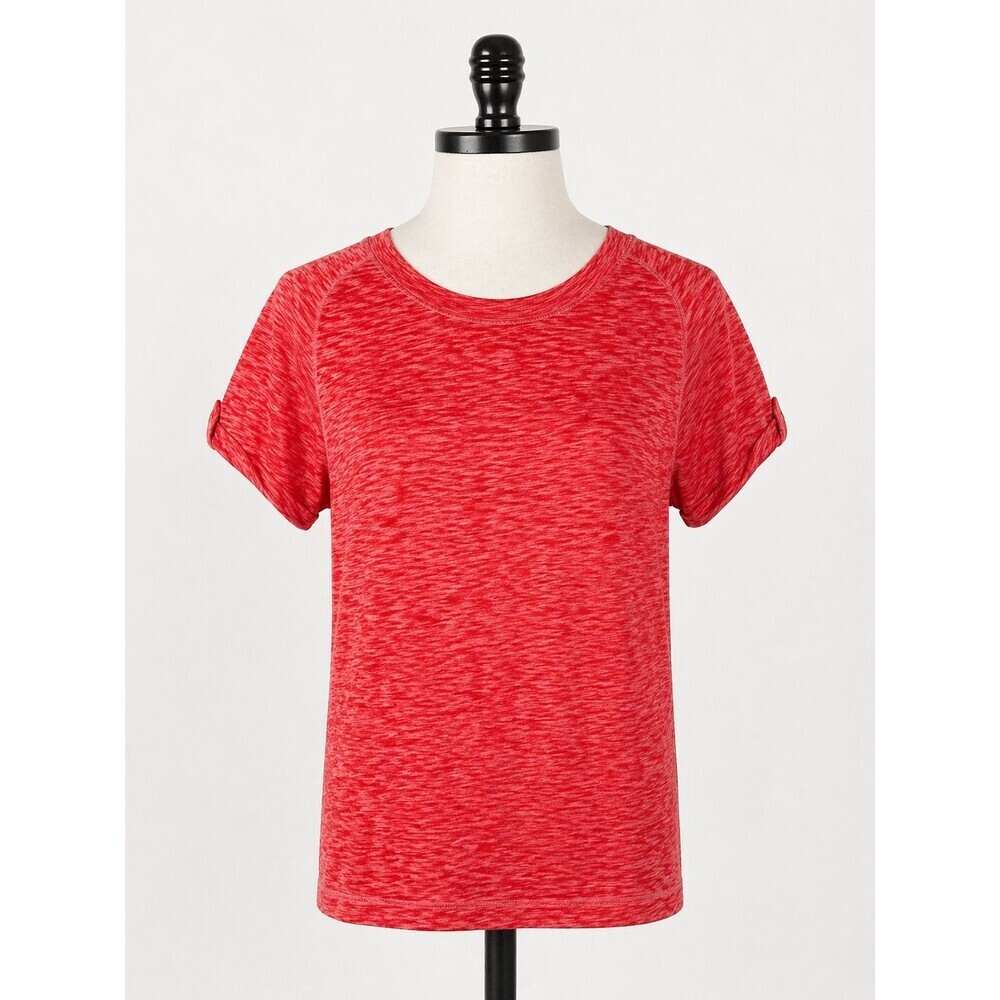 Free People We the Free Night Sky Tee Size Medium Burnout Crewneck Semi-Sheer